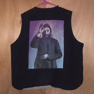 Custom made vest. Old Rasputin beer company.